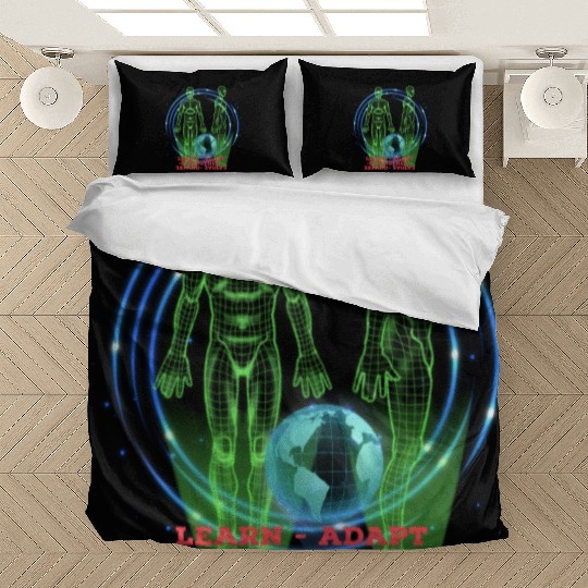 5 Steps to Growth (Evolution) Red Bedding Sets