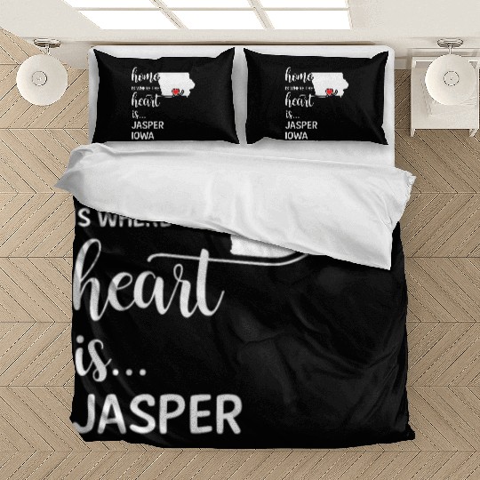 Jasper County Iowa Is Where My Heart Is Gift Bedding Sets