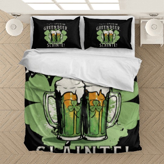 St Pat's Design This is the Season for Green Beer Bedding Sets