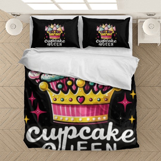 Cupcake Queen Delicious Bakery Muffin Bedding Sets