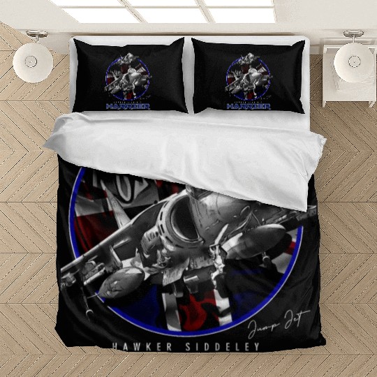 Harrier Jump Jet Royal Air Force Fighterjet Bedding Sets