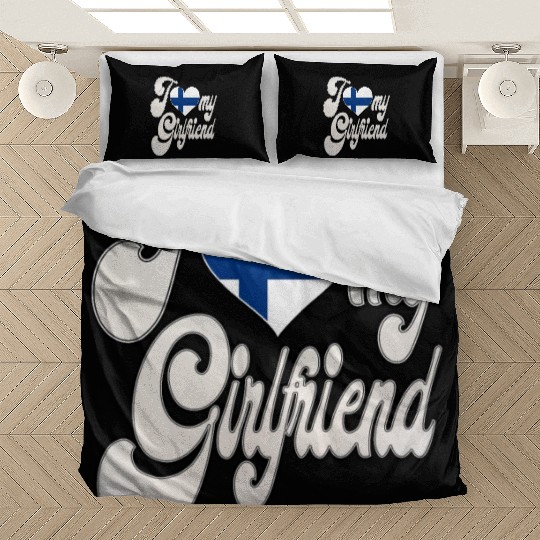 FinlandI Love My Finland Girlfriend Bedding Sets