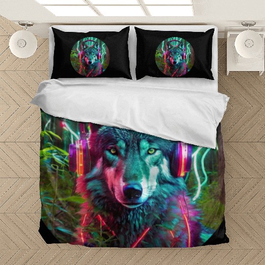Electric Wilderness Glow 1 Bedding Sets