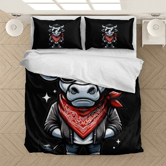 Rodeo Bull Riding Livestock Show Farmer Cattle Bedding Sets