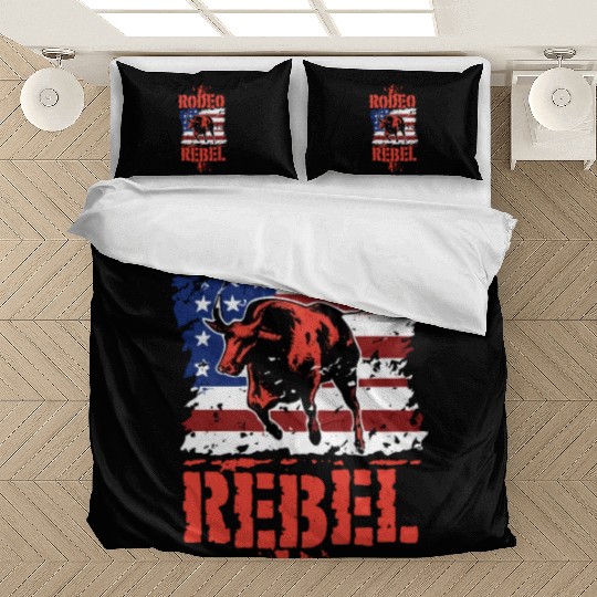 Rodeo Bull Riding Livestock Show Farmer Cattle Bedding Sets