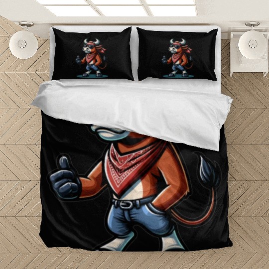Rodeo Bull Riding Livestock Show Farmer Cattle Bedding Sets
