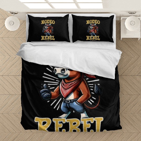 Rodeo Bull Riding Livestock Show Farmer Cattle Bedding Sets