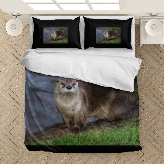 Adorable Otter on the Riverbank Bedding Sets