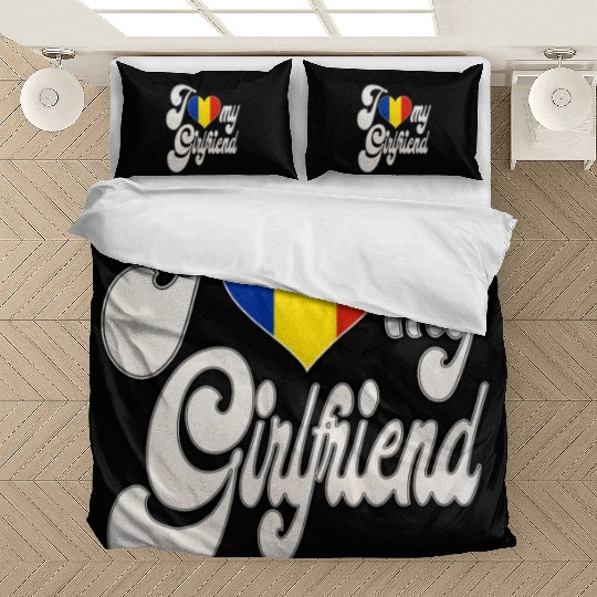 RomaniaI Love My Romanian Girlfriend Bedding Sets