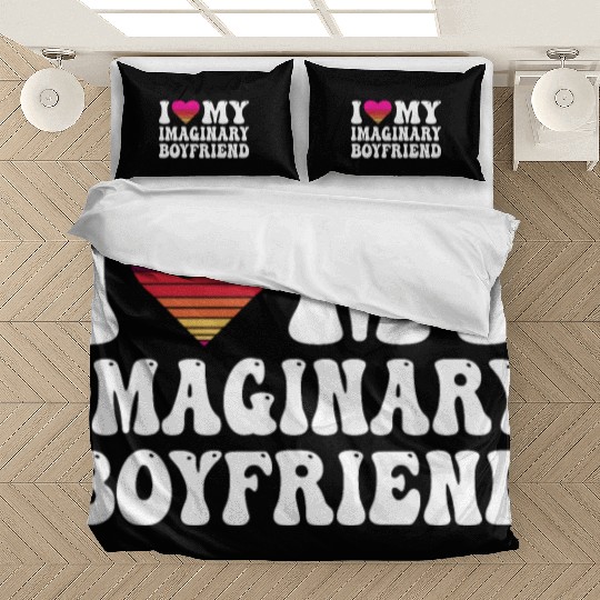 I Heart My Imaginary Bf Boyfriend I Love My Bf Bedding Sets