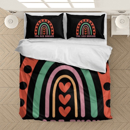"You are enough" - Positive mindset message Bedding Sets