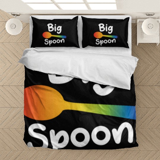 Big Spoon LGBT Pride Gay Lesbian Couple Matching Bedding Sets