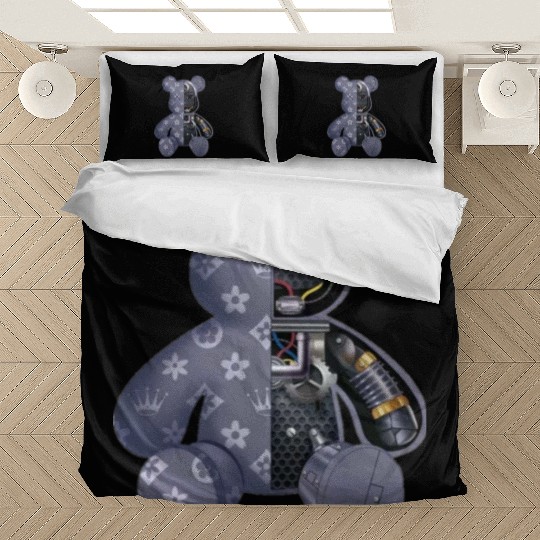 Contemporary Robot Bear Bedding Sets