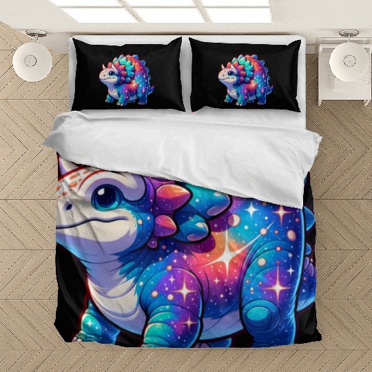 Cute Galaxy Ankylosaurus Bedding Sets