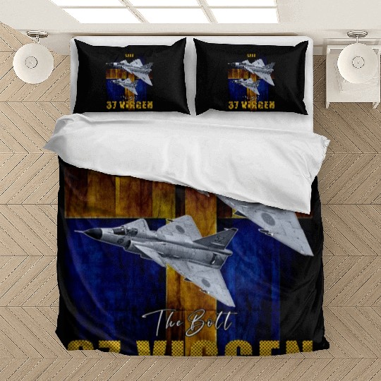 Saab 37 Viggen Swedish Multi Combat Aircraft Bedding Sets