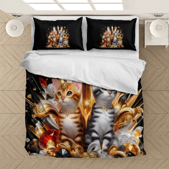 Bengal Kittens Beautiful Asian Cat Bedding Sets