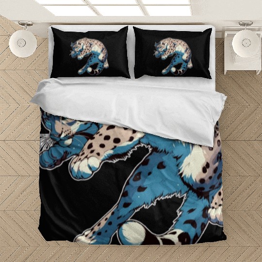 Snow Leopard Leopard White Leopard Bedding Sets