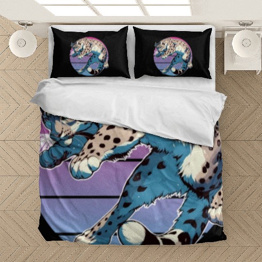 Snow Leopard Leopard White Leopard Bedding Sets