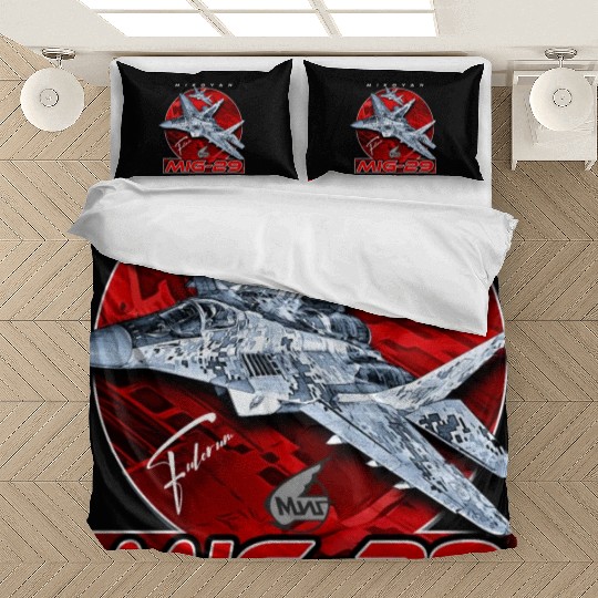 MIG-29 Soviet Union Air Superiority Jet Fighter Bedding Sets