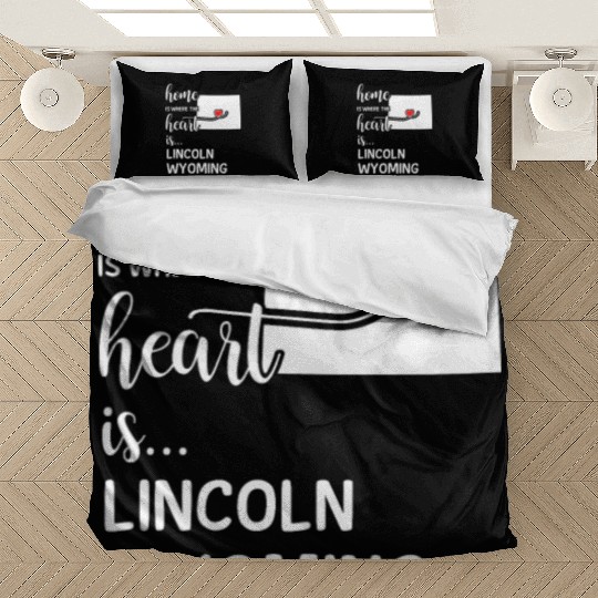 Lincoln County Wyoming Is Where My Heart IsGift Bedding Sets