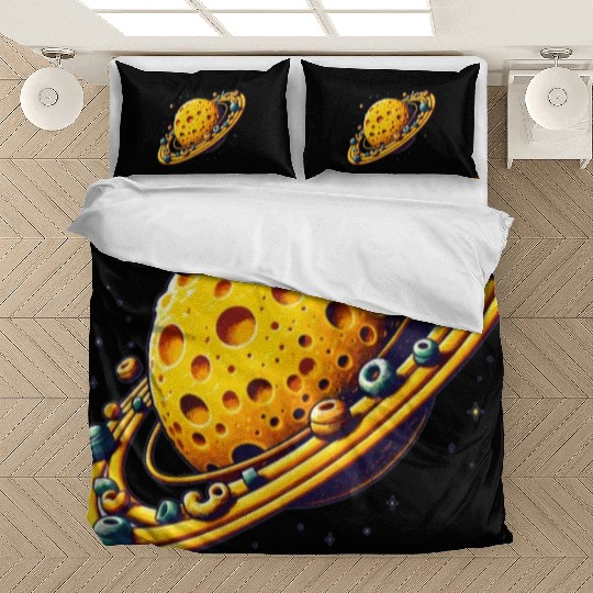 Galaxy Mac and Cheese | Sci-fi Comfort Food Gifts Bedding Sets
