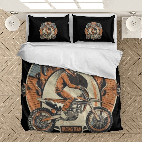 ktm racing team Bedding Sets