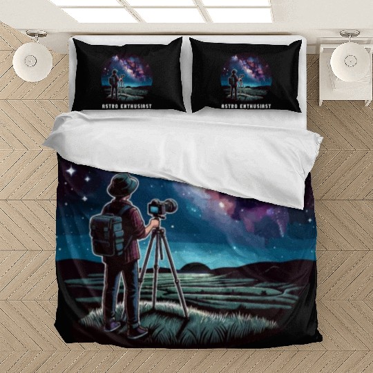 Astrophotography Astronomy Space Camera Star Watch Bedding Sets