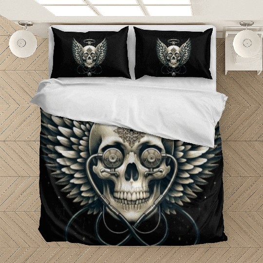 Guardian Embrace Skull Bedding Sets NICU Mom's Hope and