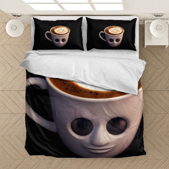 Creepy Coffee Cup Bedding Sets