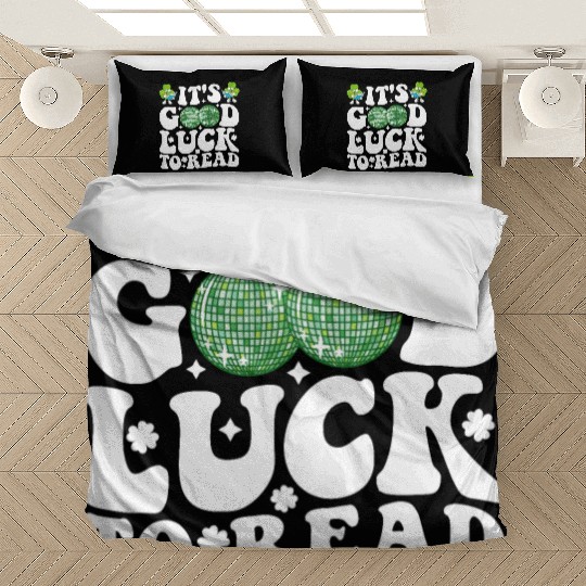 It's Good Luck To Read St Patricks Day Disco Ball Bedding Sets