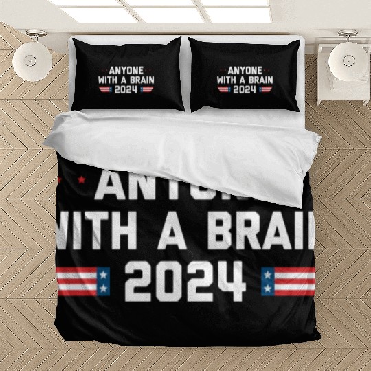 2024 Brain Vote Democracy Anti-Trump Bedding Sets