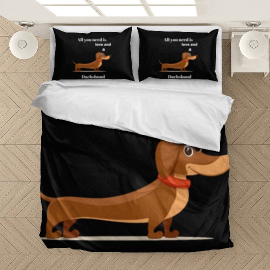 Dachshund Dog Lover, Gog Mom, Dog Dad Bedding Sets