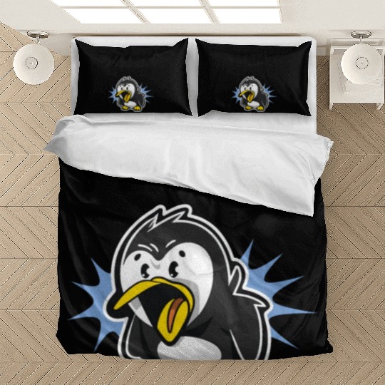 Penguin Mama Flightless Bird Lover Mother's Day Mo Bedding Sets