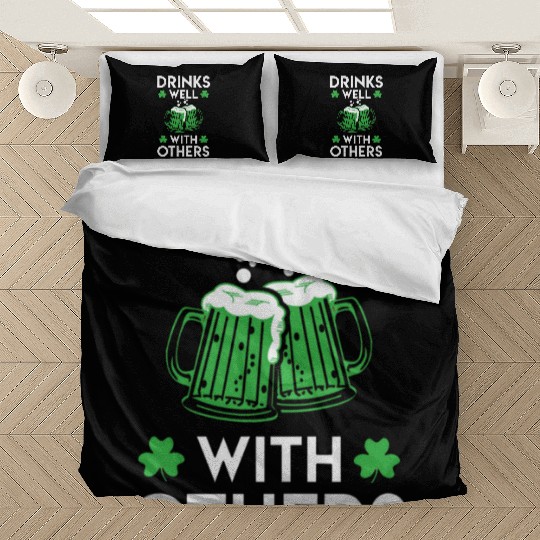Green Beer St Patrick s Day Bedding Sets