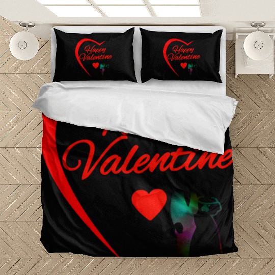 Love Blossoms" - Valentine's Day Digital Art Bedding Sets