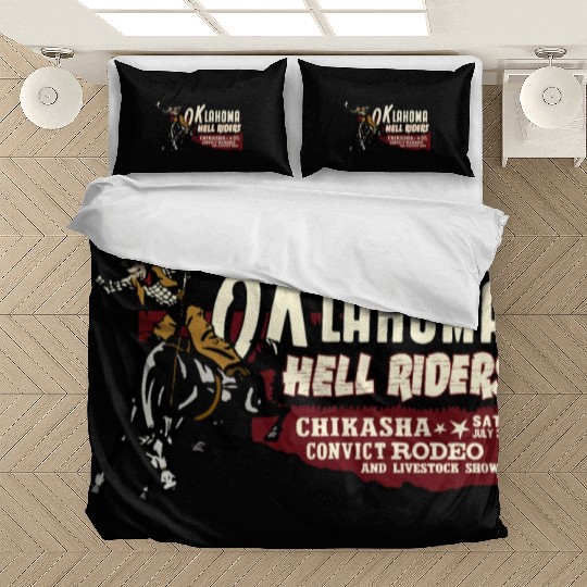 Vintage Convict Rodeo Oklahoma Bedding Sets