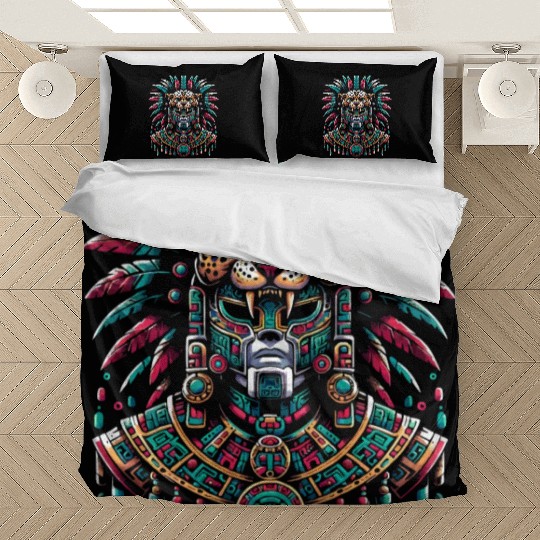 Aztec Jaguar Warrior Aztec Culture Indigenous Bedding Sets