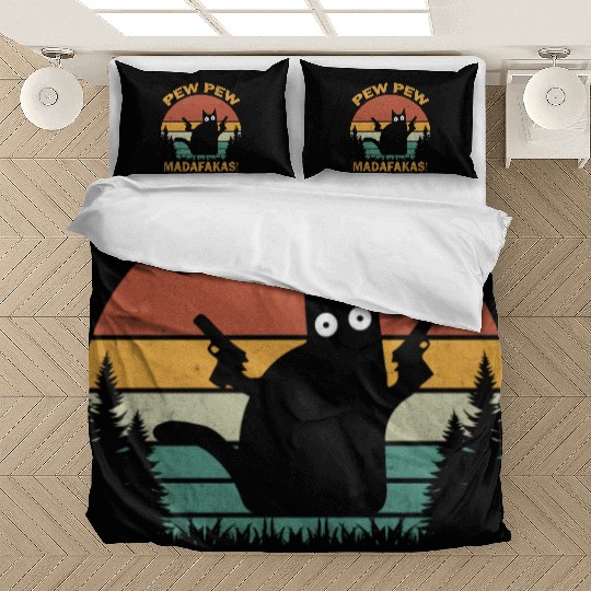 Funny | Hilarious Gift Idea | Pew Pew Madafakas Bedding Sets
