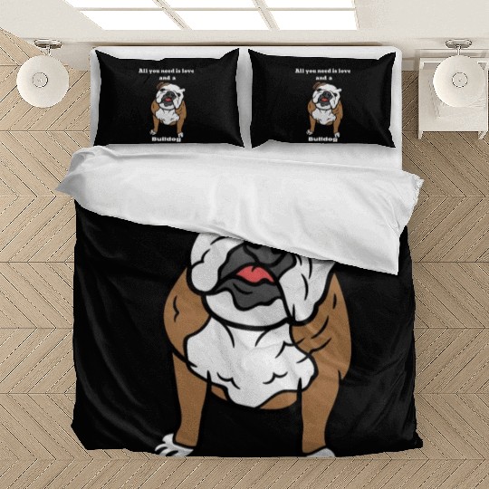 Bull dog Lover, Bull Dog Mom, Bull Dog Dad Bedding Sets