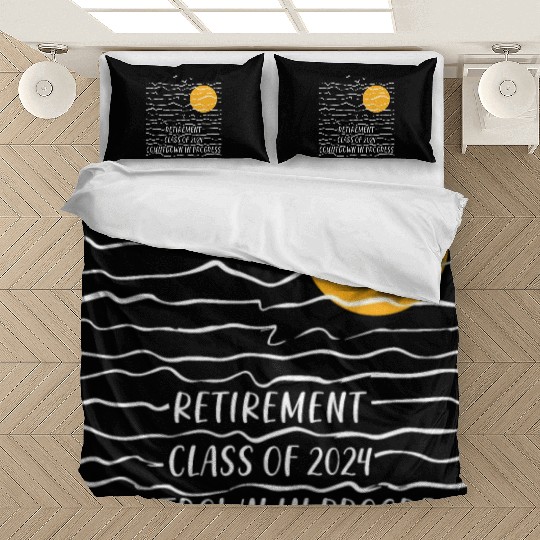 2024 Retirement Countdown Beach Bedding Sets
