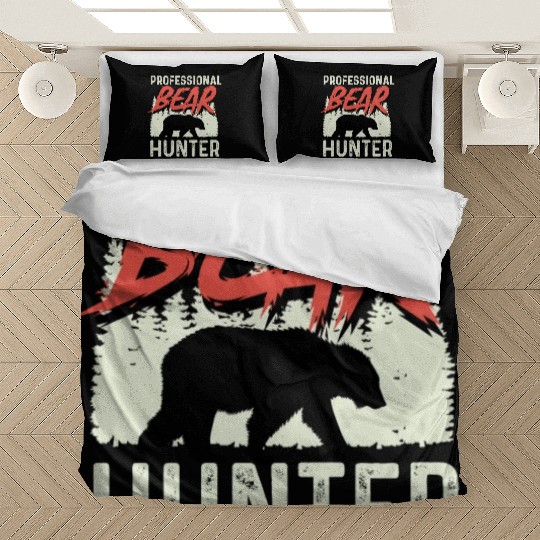 Professional Bear Hunter Hunter Gift Bedding Sets