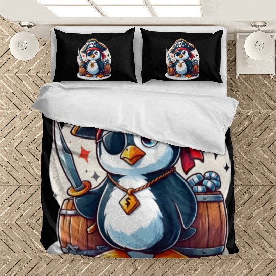 Pirate Penguin Adventure Bedding Sets