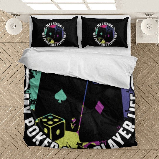 Poker Dice Player My Passion My Poker Card Game Bedding Sets