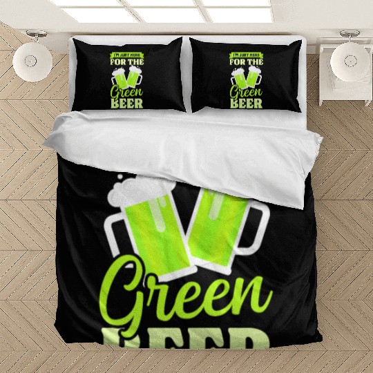 Funny St Patricks Day Here For Green Beer Bedding Sets