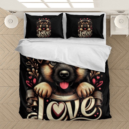 German shepherd puppy Bedding Sets