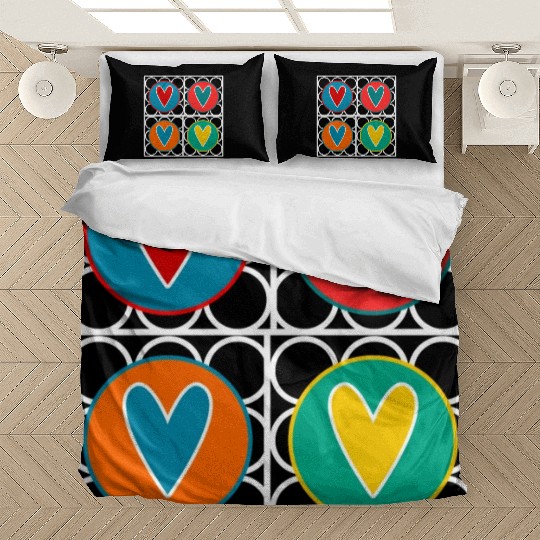 HEART. COUPLE. JUST MARRIED. Bachelorette party. VALENTINE'S DAY. Bedding Sets