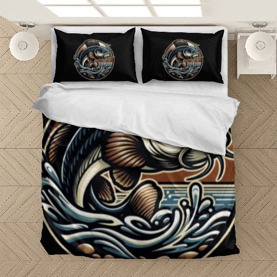 Flathead Catfish Fishing Bedding Sets