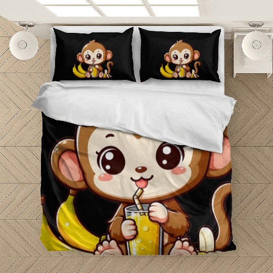 Monkey Business: Banana Juice Break Bedding Sets