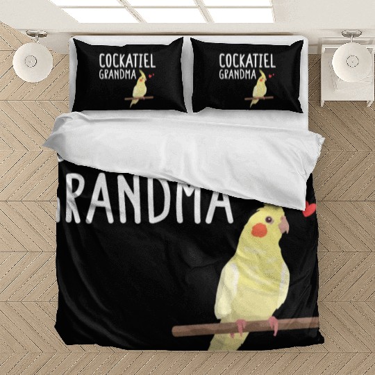 Cockatiel Grandma Bird Whisperer Cockatoo Bedding Sets
