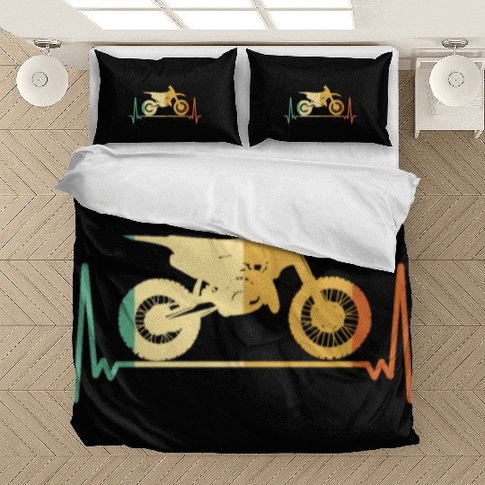 Dirt Bike Mx Motocross Supermoto Ekg Bedding Sets